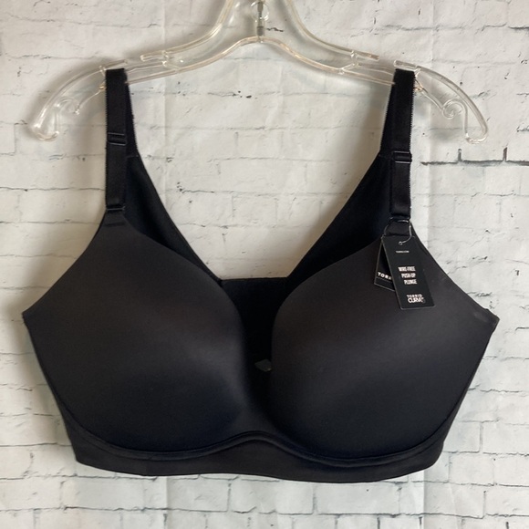 TORRID NWT 360 XO BACK SMOOTHING WIRE-FREE PUSH-UP PLUNGE BRA 42 DDD Everday Bra - Picture 6 of 11